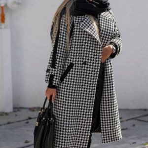 پالتو زنانه فوتر بلند پیچازی فری سایز 40443